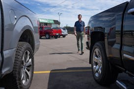 Justin Long, co-owner of Long's Auto Place in White Bear Lake, said customers were waiting to buy because of price. Now it's interest rates that are s