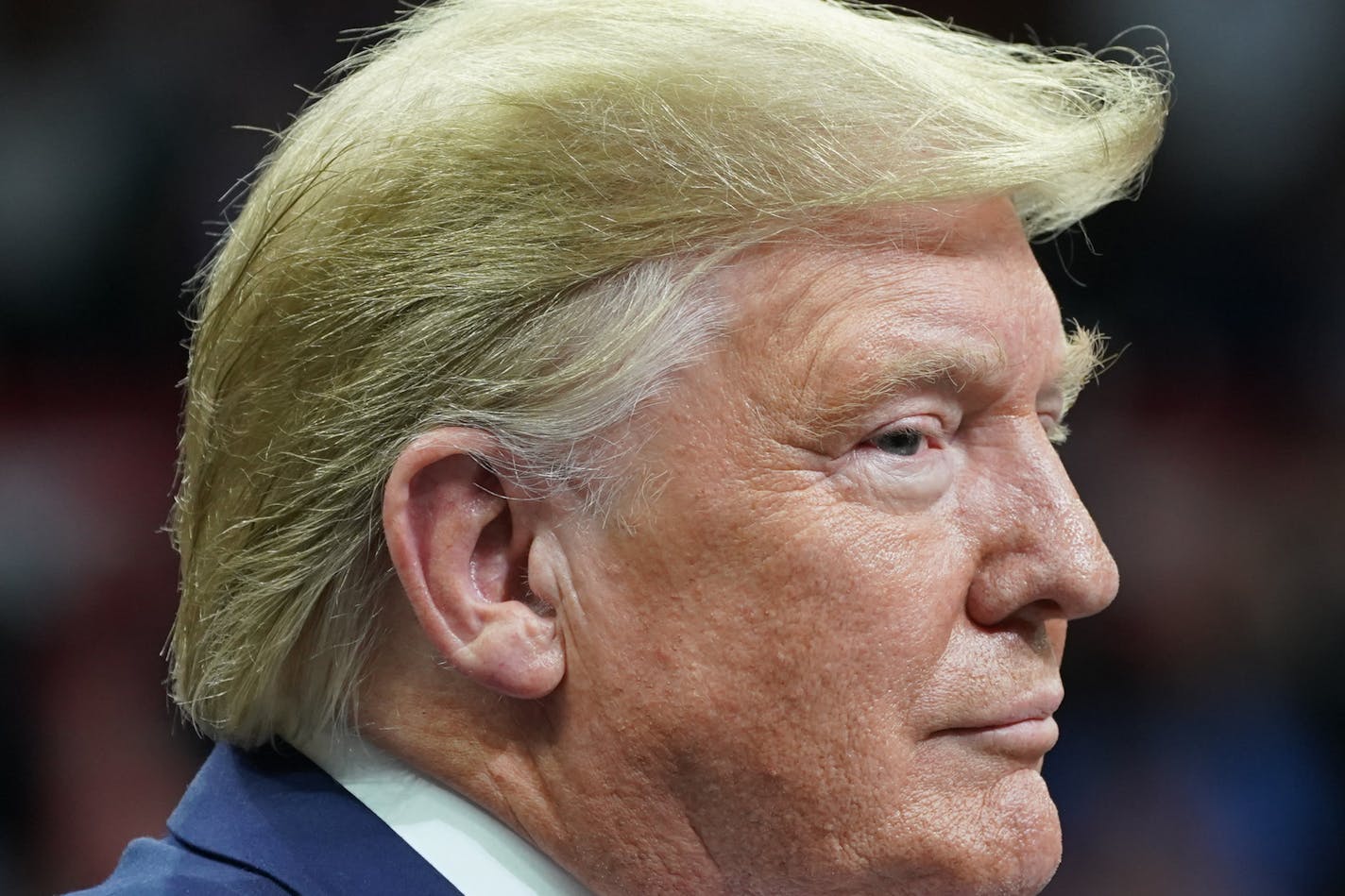 President Donald Trump at a campaign rally at the Target Center in Minneapolis, Minnesota earlier this month. ] GLEN STUBBE &#x2022; glen.stubbe@startribune.com Thursday, October 10, 2019