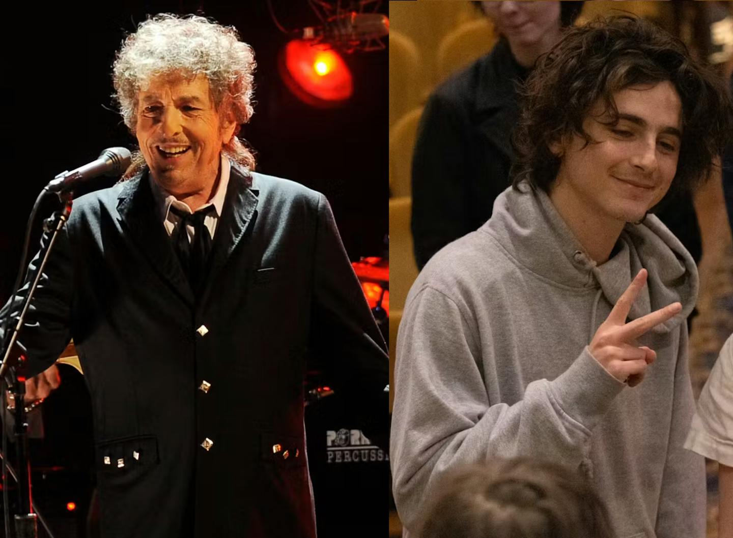 Bob Dylan approves of Timothée Chalamet taking part in him in biopic