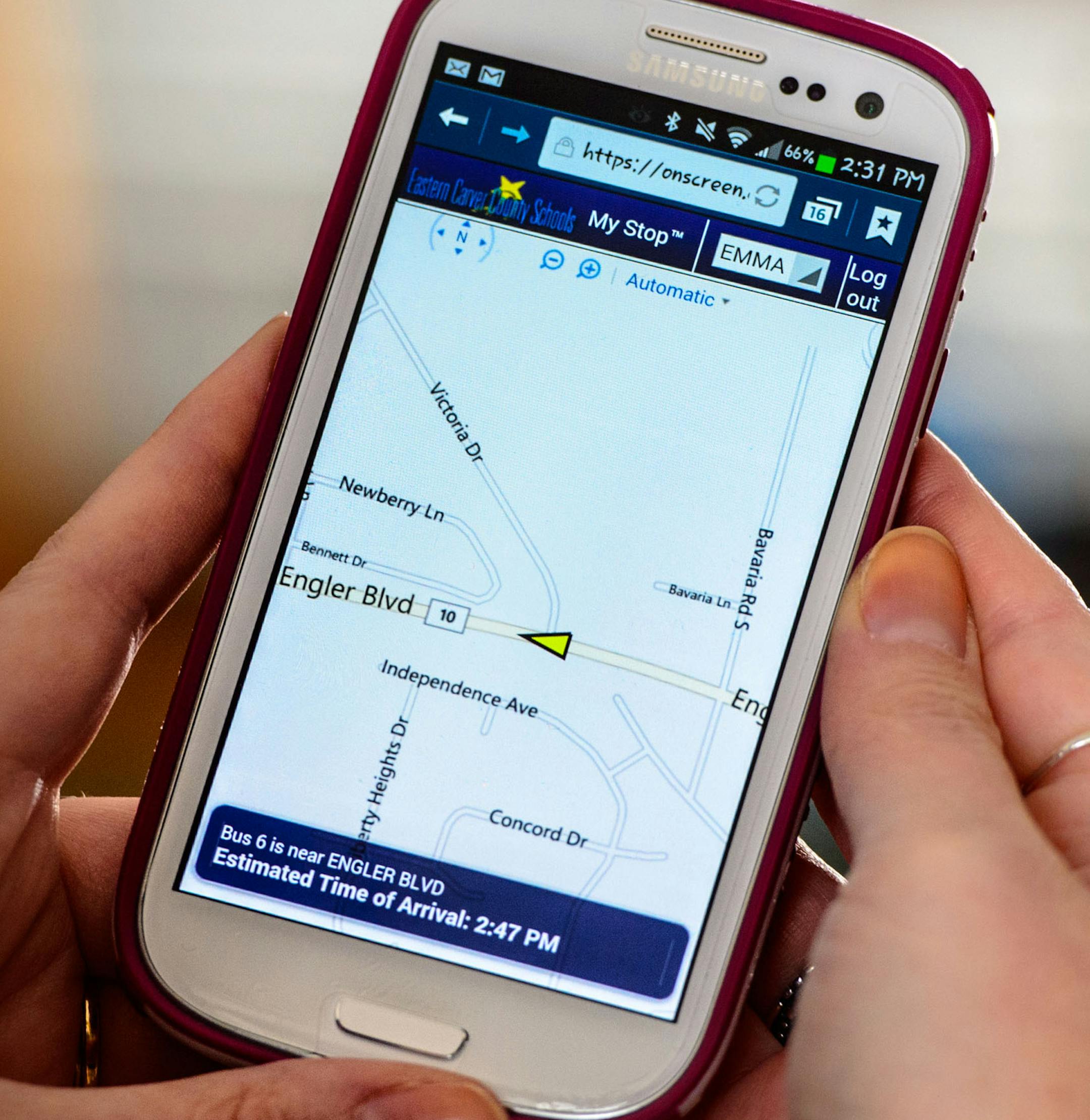 Bus Monitor: Eastern Carver County has GPS technology in its 115 buses, which ferry about 8,000 kids.