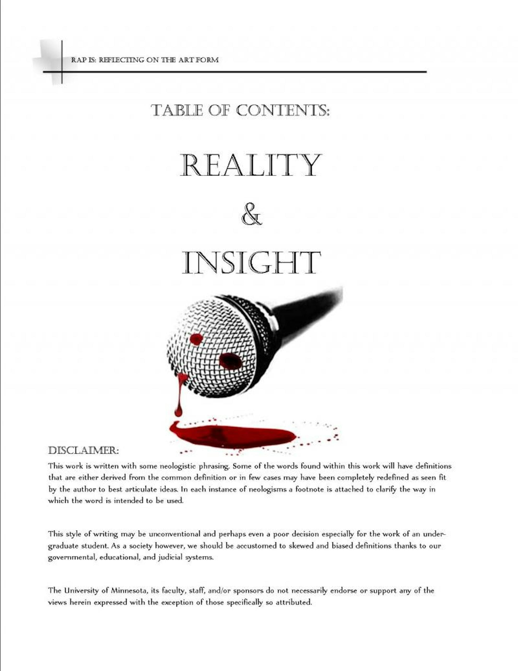 Table of Contents
