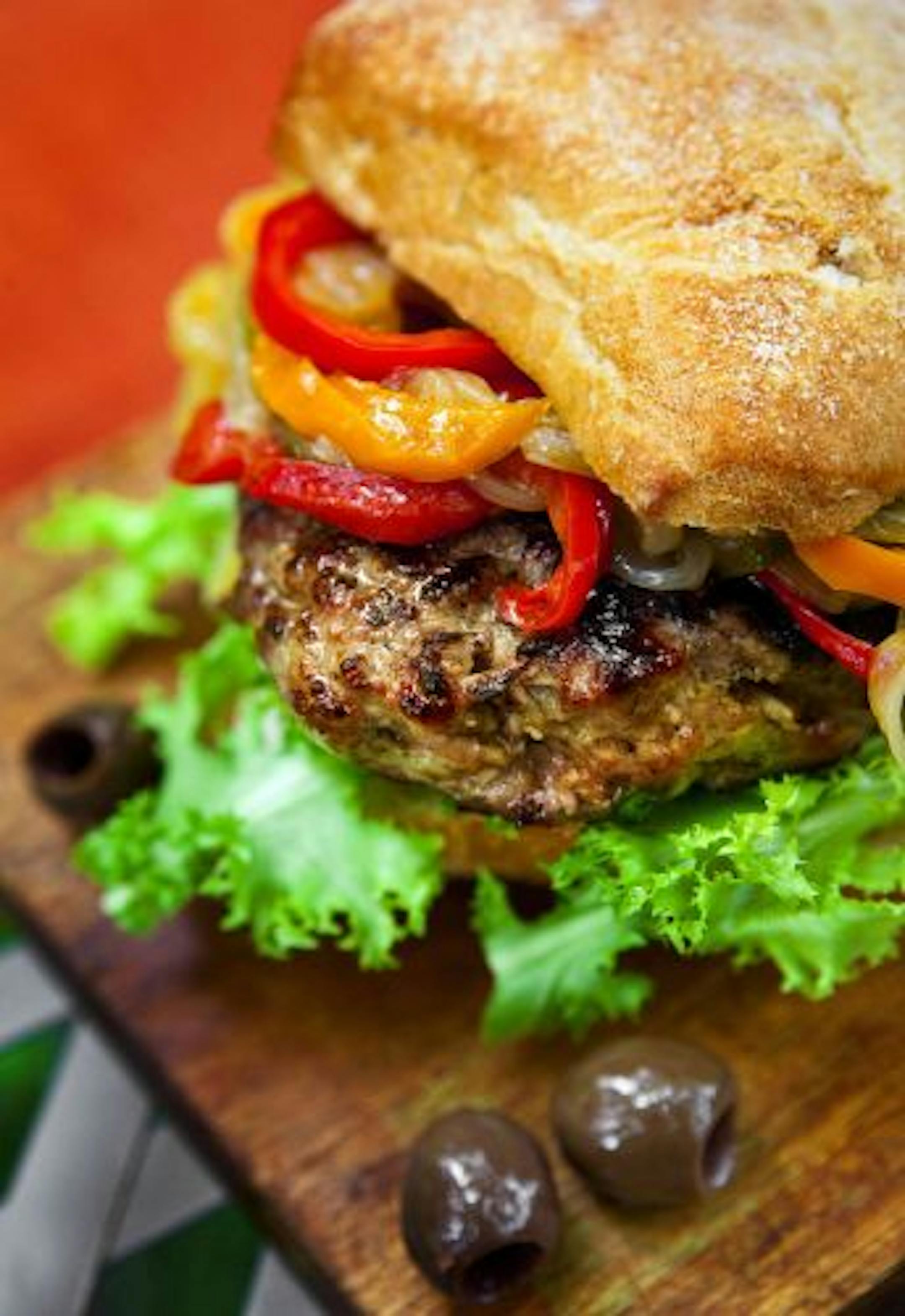 Pork-Fennel Burger
