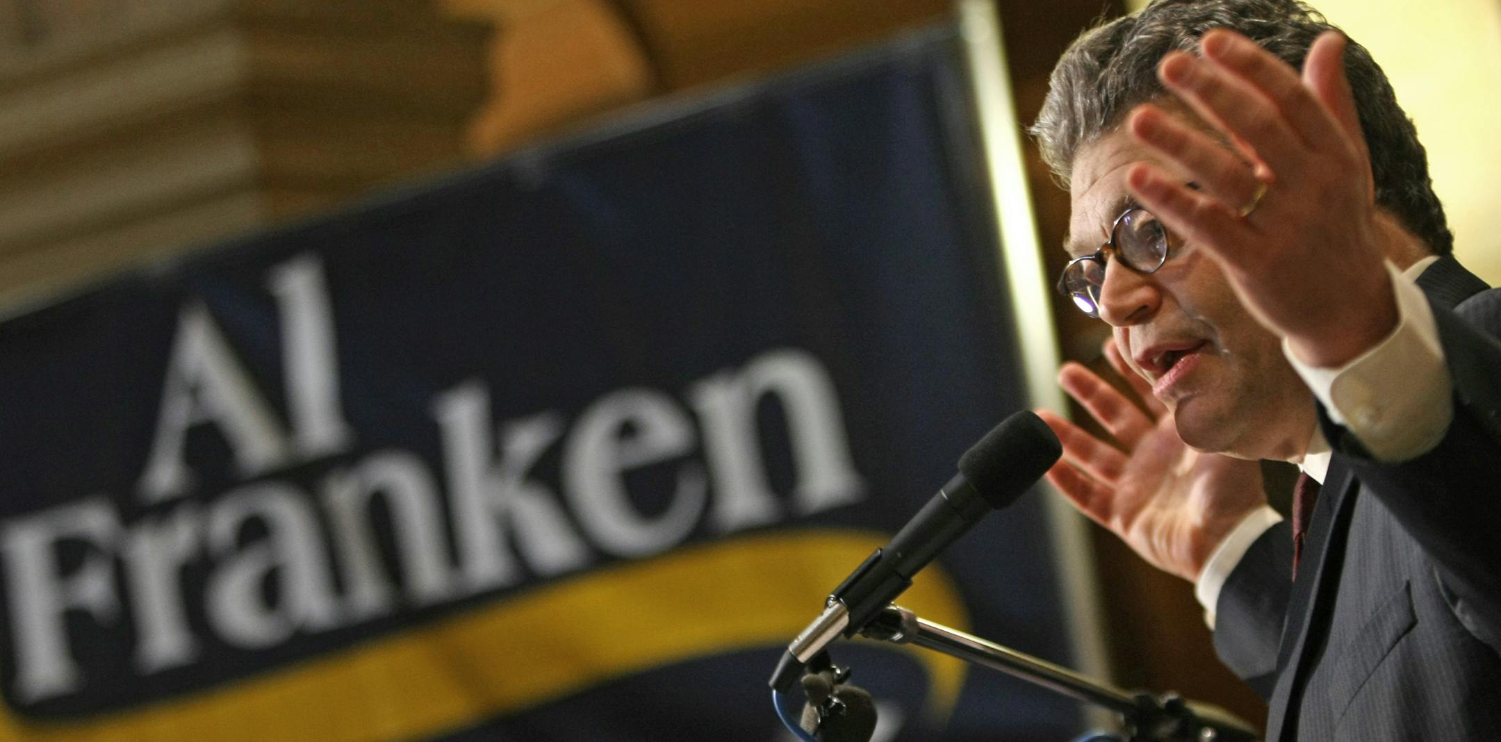 U.S. Senate candidate Al Franken's rally at the State Capitol rotunda Tuesday came a day before Sen. Norm Coleman's campaign kickoff.