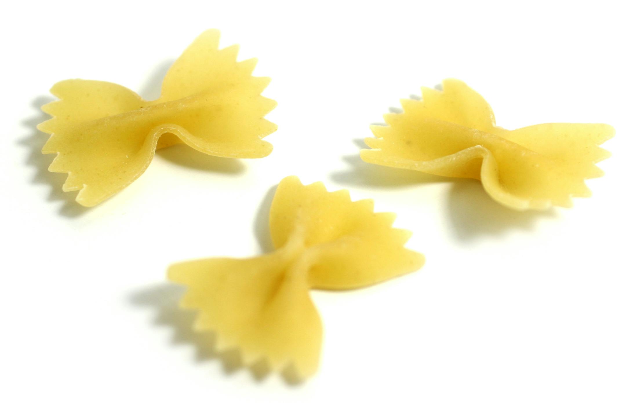 Closeup shot of raw farfalle.Similar images -