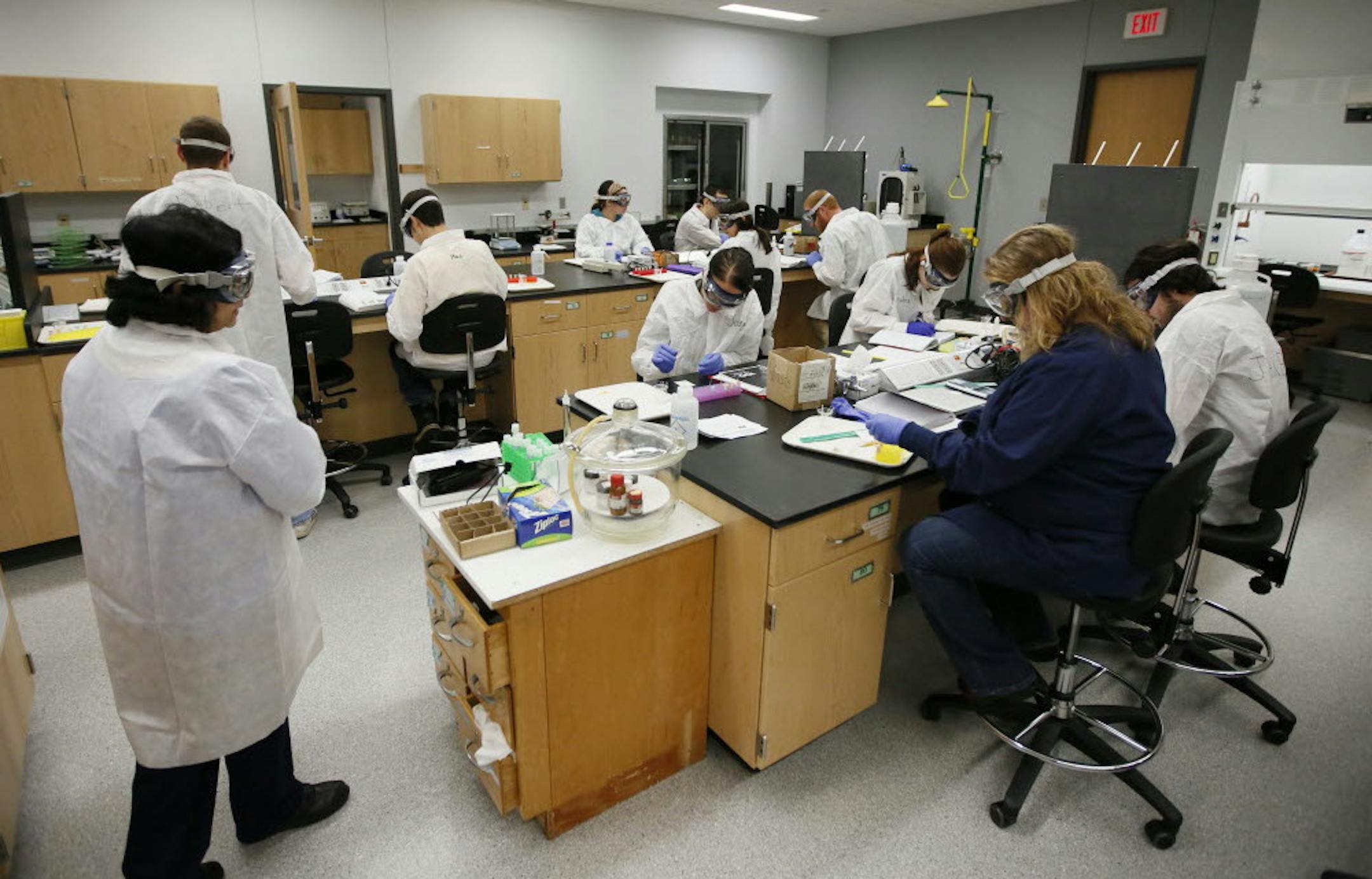 MCTC biotechnology students