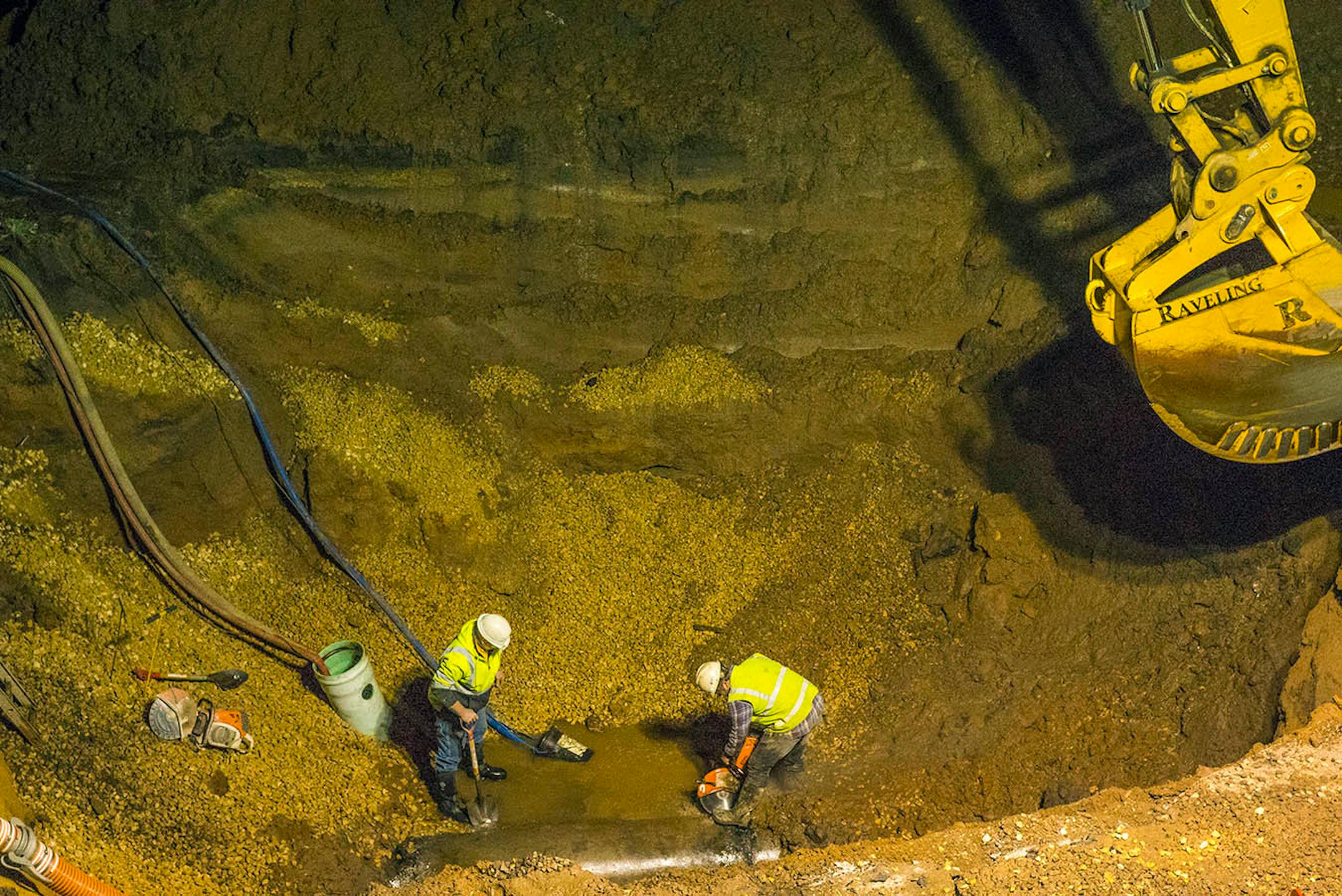 Just north of the 15th street bridge, construction crews will be repairing a section of HWY 694 between 10th and 34th streets for several days. It was closed because of erosion caused by a busted main pipe.