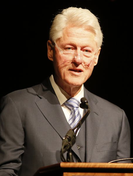 Former President Bill Clinton speaks during the Civil Rights Summit on Wednesday, April 9, 2014, in Austin, Texas. (AP Photo/Jack Plunkett) ORG XMIT: 