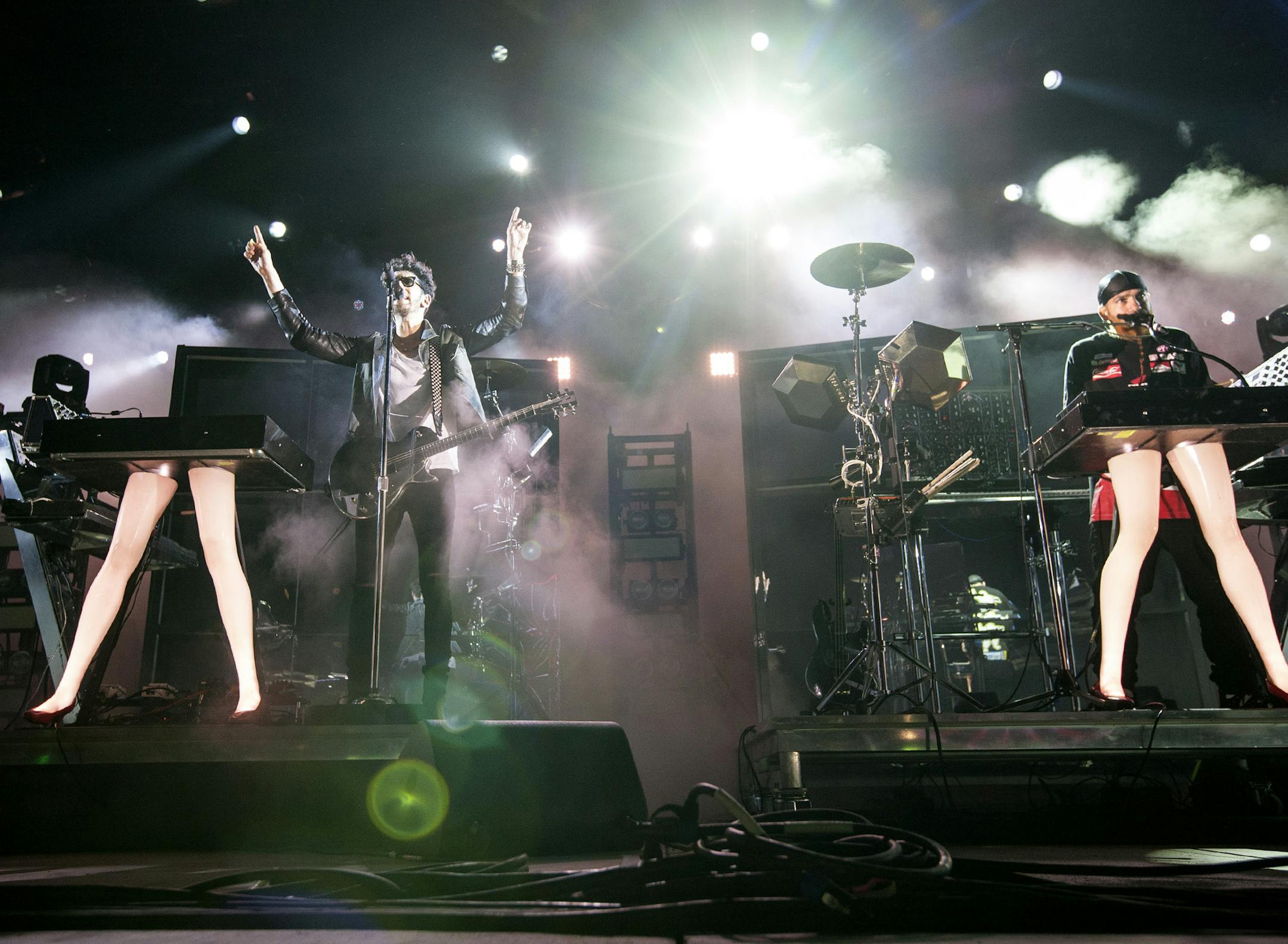 Chromeo played the main stage Friday at Summer Set Music and Camping Festival in Somerset, Wis.