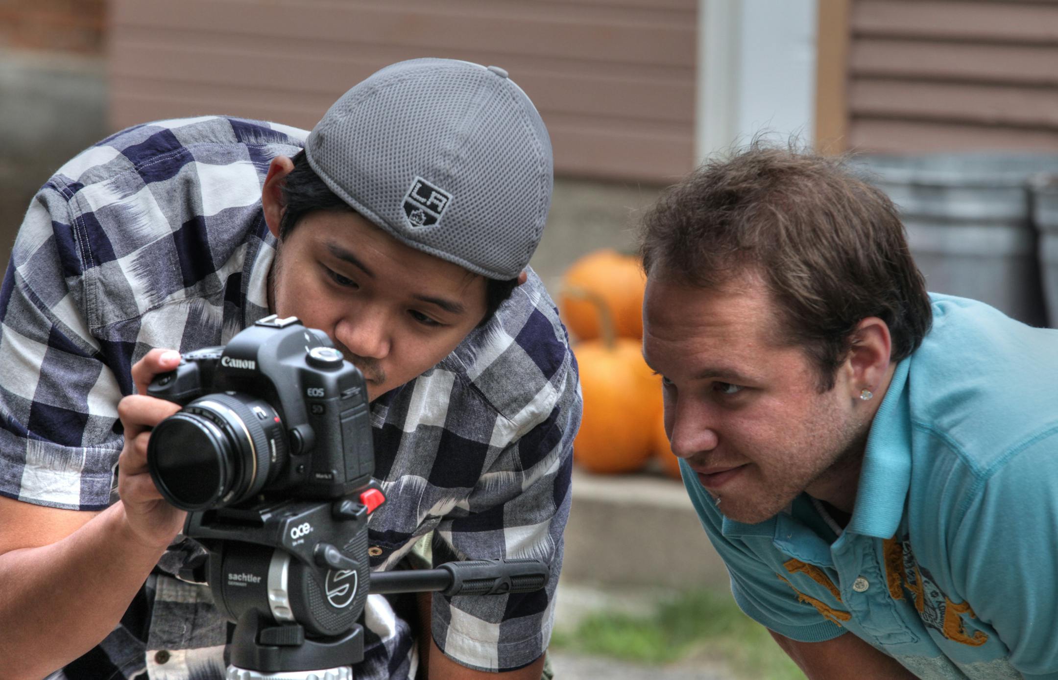 Stills from the movie The Current by Scott and Diane Peterson. Ben Enke (our Director of Photography) and Nikita Zubarev (our Director) Photo by Michael Sanders