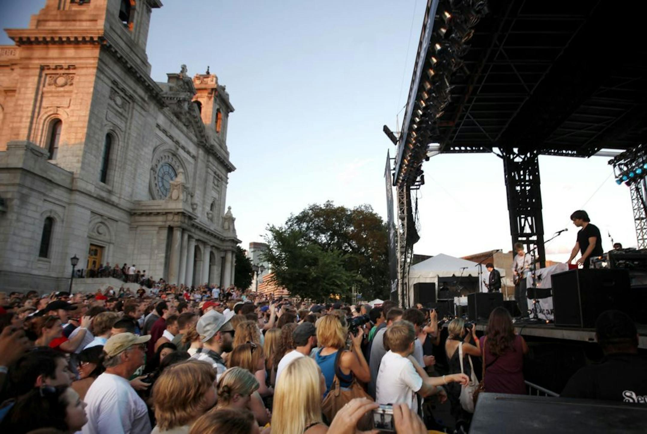 Between 20,000 to 30,000 total tickets were sold for last year's Basilica Block Party. Sponsors say they haven't seen much effect from this year's Facebook boycott campaign.