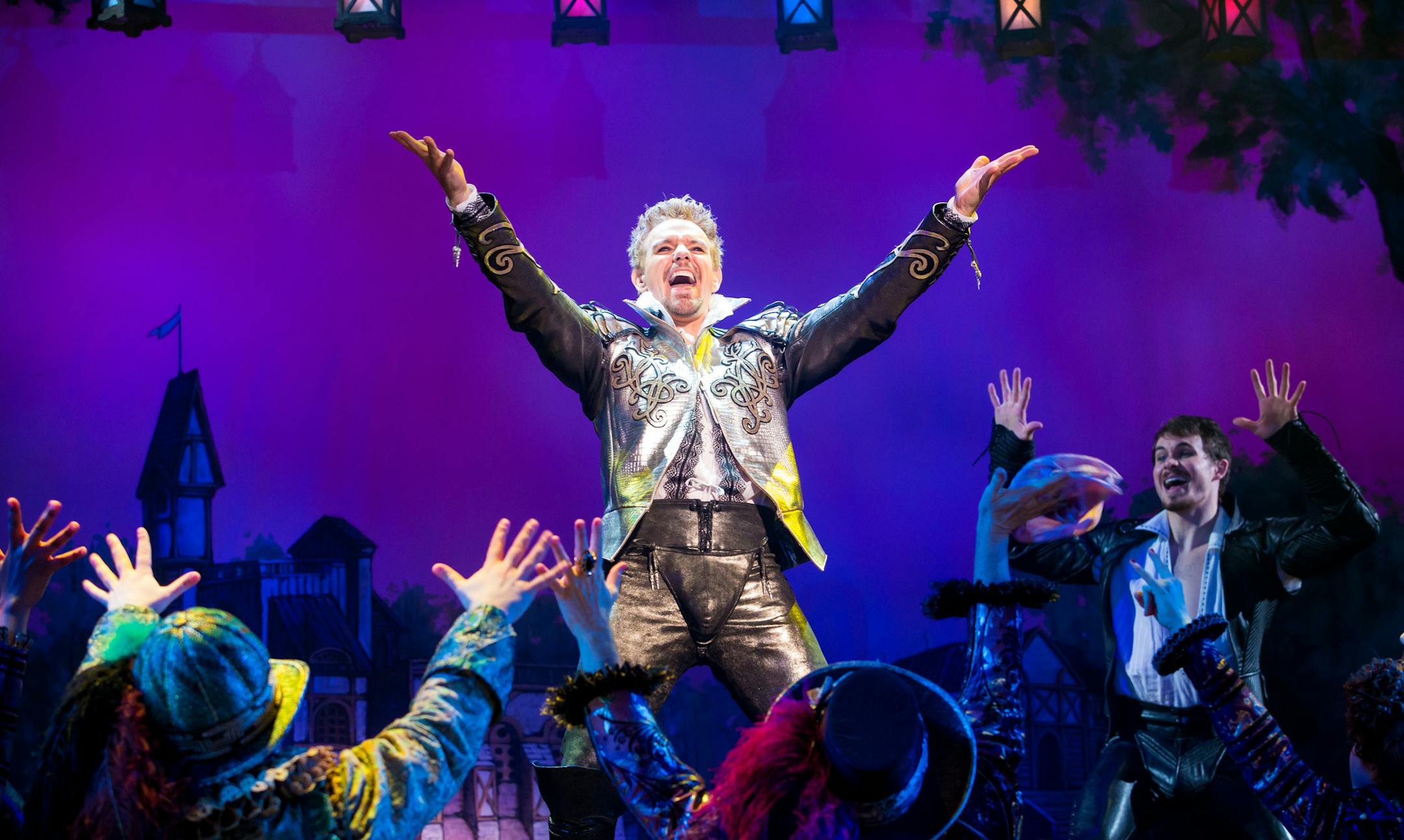 Adam Pascal in "Something Rotten."