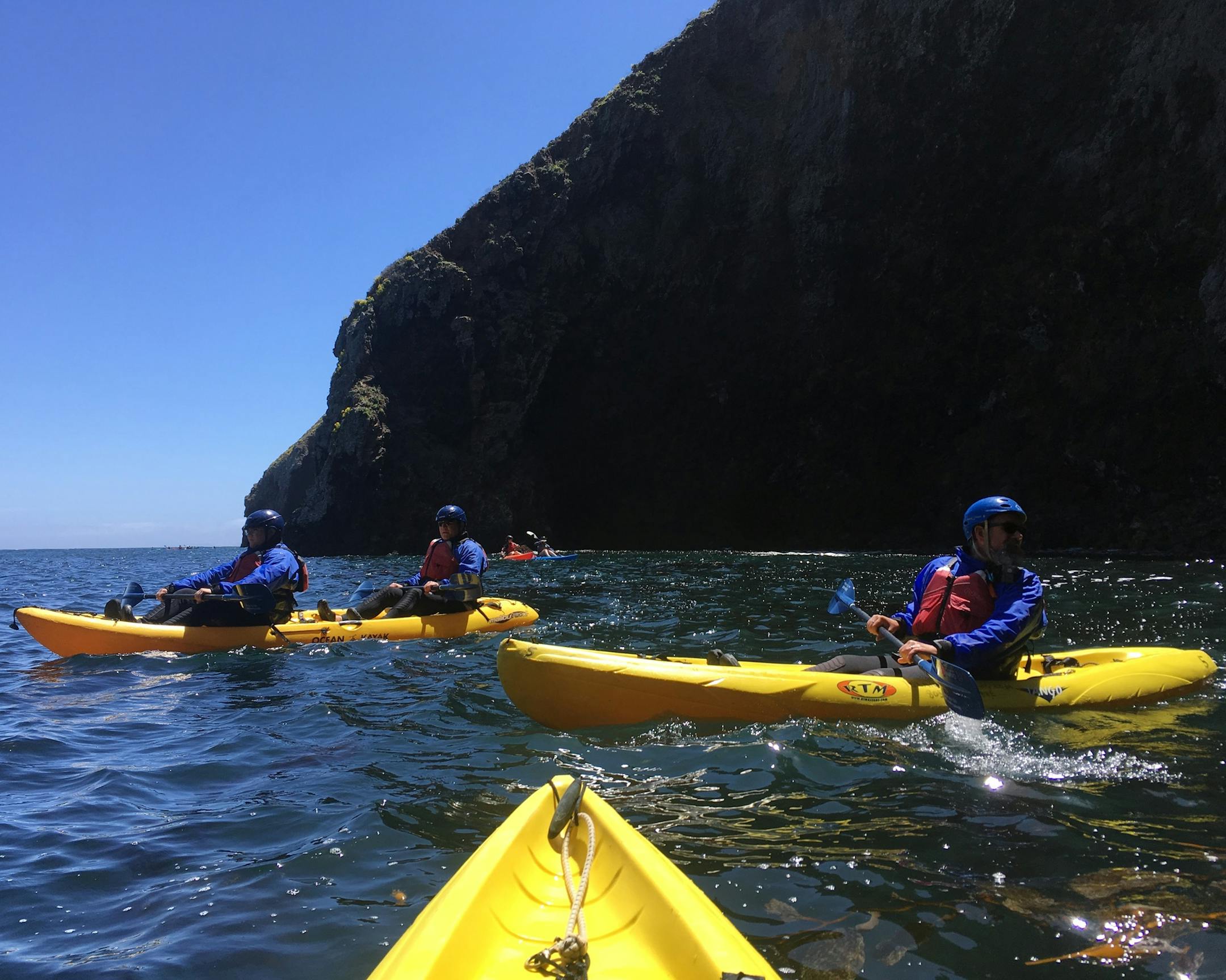 Channel Islands by kayak: Tours include excursions into sea caves, and occasional encounters with harbor seals.
