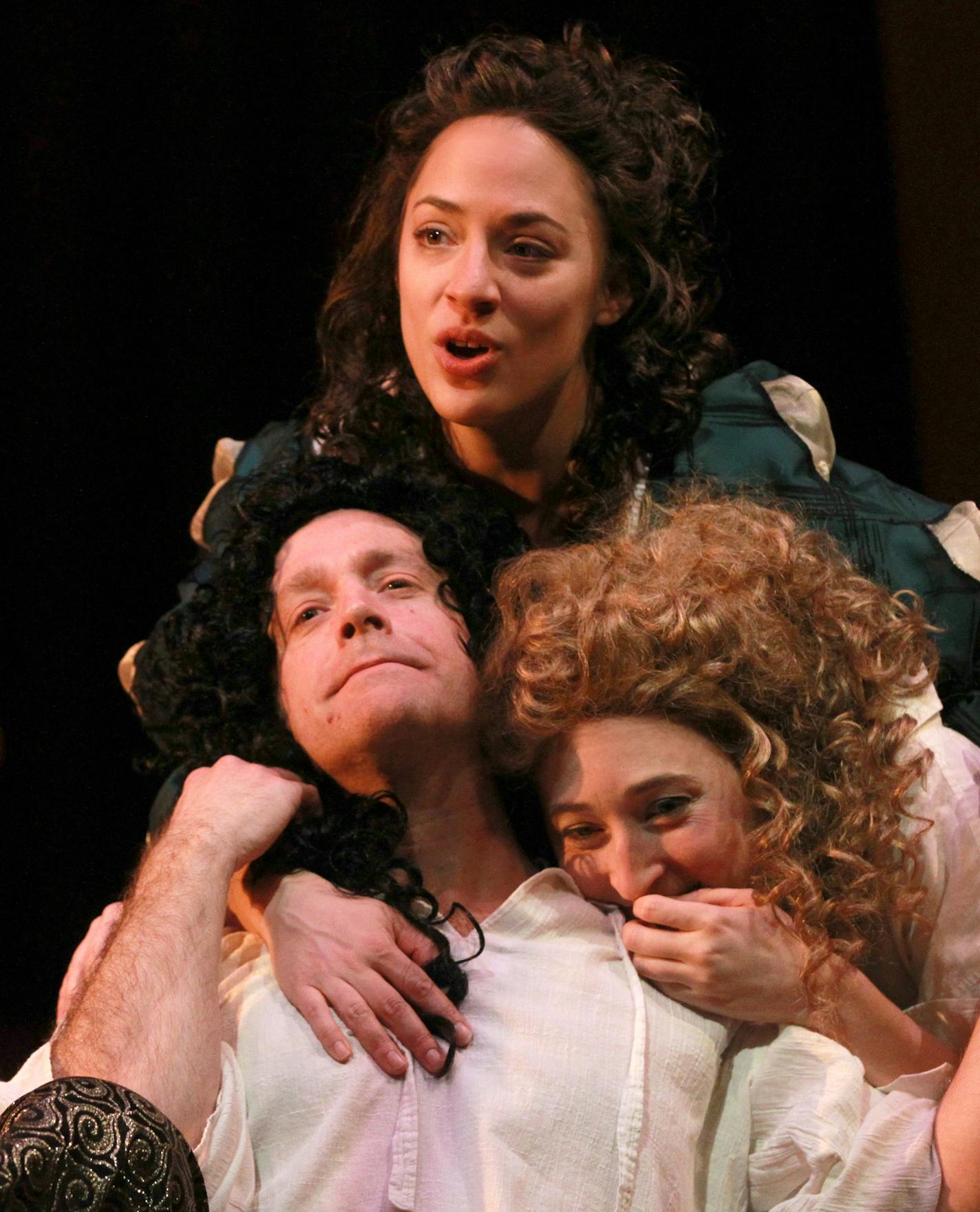 A new play at Park Square, called "Or." By Liz Duffy Adams, starring Emily Gunyou Halaas, Matt Guidry: Charles II, Mo Perry: Nell Gwynne. ] TOM WALLACE &#x2022; twallace@startribune.com _ Assignments #20027710A_ February 19, 2013_ SLUG: 879085 STAG022413_ EXTRA INFORMATION: magic saxo number is 999960 The regional Premiere of the play, OR, By Liz Duffy Adams Directed by Leah Cooper, Run: March 1-17, 2013 The cast: Emily Gunyou Halaas: Aphra Behn, Matt Guidry: Charles II, Mo Perry: Nell Gwynne. *