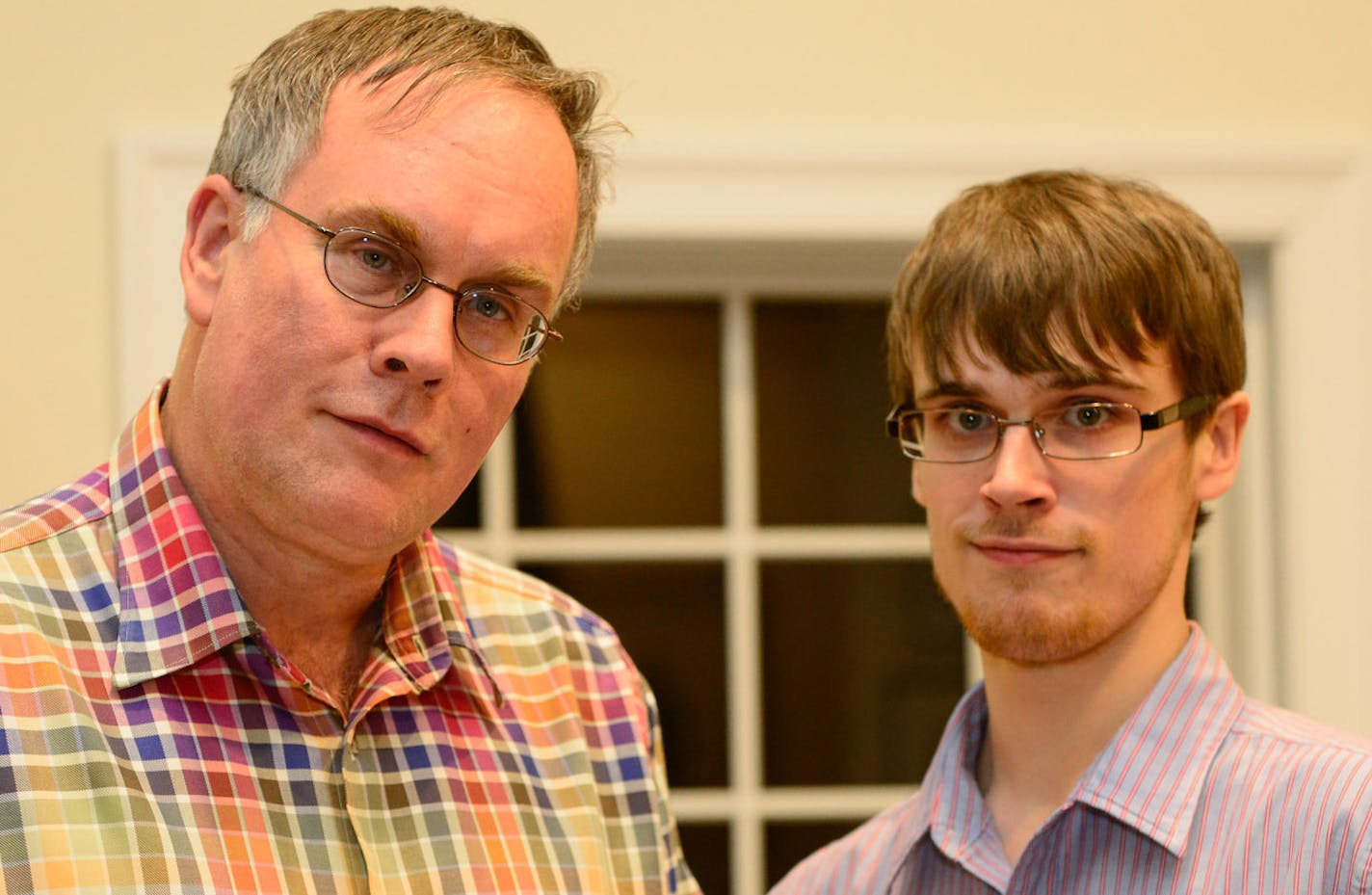 John E. Robison and his son, Cubby.