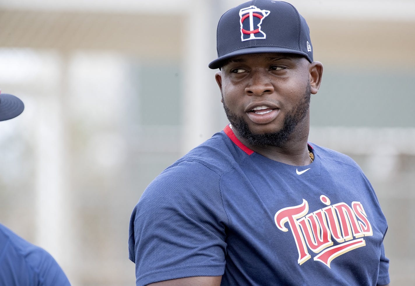 Minnesota Twins Miguel Sano. ] CARLOS GONZALEZ &#x2022; cgonzalez@startribune.com &#x2013; Fort Myers, FL &#x2013; February 16, 2020, CenturyLink Sports Complex, Hammond Stadium, Minnesota Twins, Spring Training