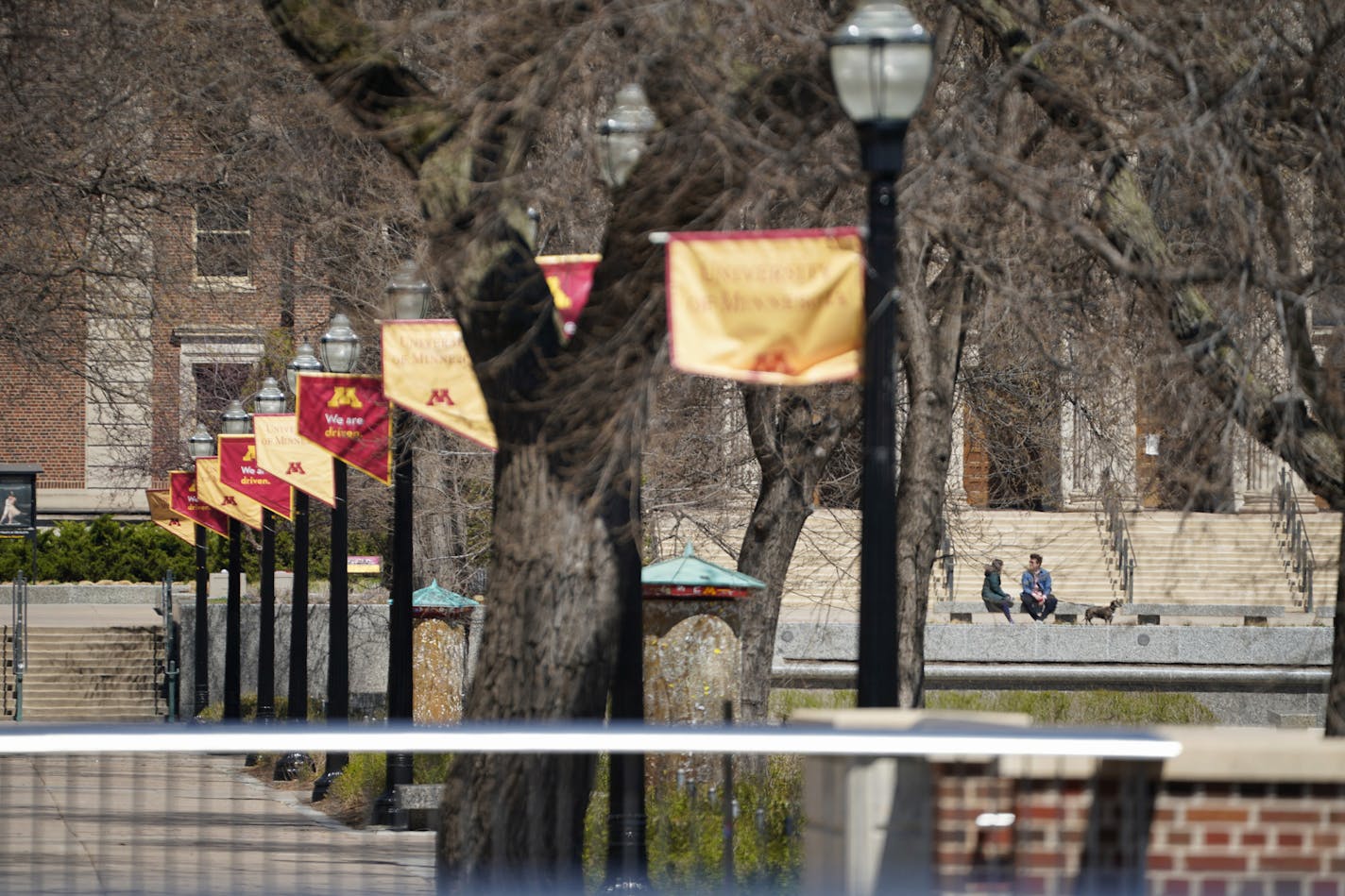 The University of Minnesota was mostly deserted Tuesday afternoon as the University announced it will freeze tuition for most students at its five campuses in the next academic year to provide financial relief to current students and help lure in new students during the pandemic. ] GLEN STUBBE • glen.stubbe@startribune.com Tuesday, April 21, 2020 The University of Minnesota will soon propose a tuition freeze to provide financial relief to current students and lure in new students during the pand