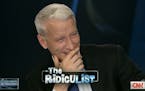 Anderson Cooper loses it in a blooper video released by CNN.