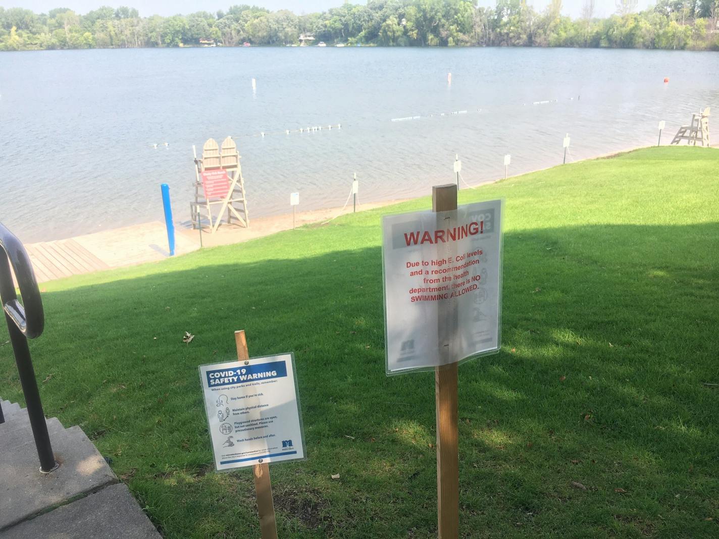 High bacteria levels have forced the closure of Shady Oak Beach in Minnetonka. Other beaches have closed as well.