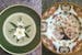 Left plate is By Stangl. It&#xed;s called &#xec;Green Star Flower.&#xee; Resale value is $9.00. Right plate is by Royal Crown Derby. It&#xed;s called 