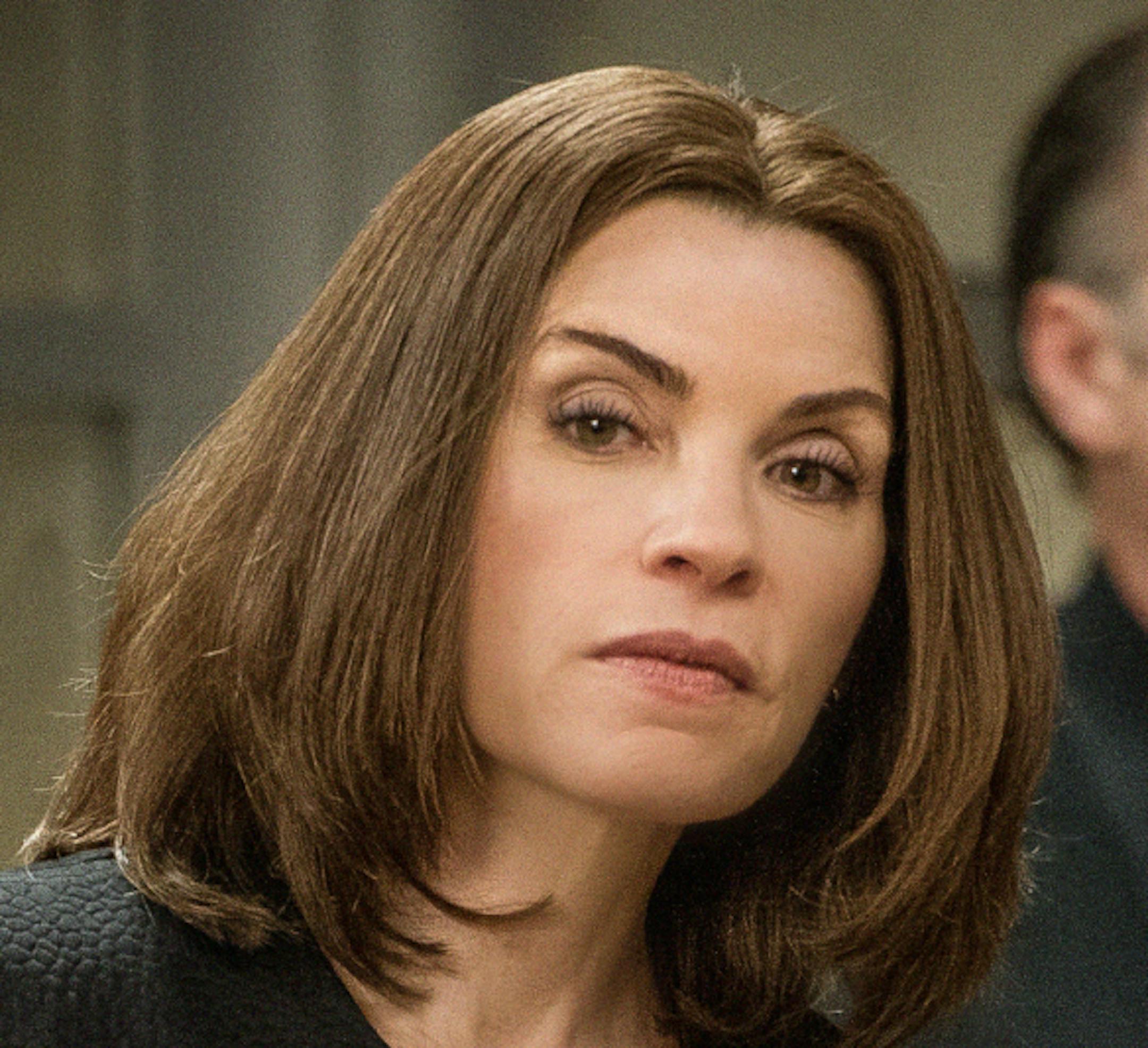 Julianna Margulie sin the Season 7 premiere of "The Good Wife." Photo: David M. Russell/CBS
