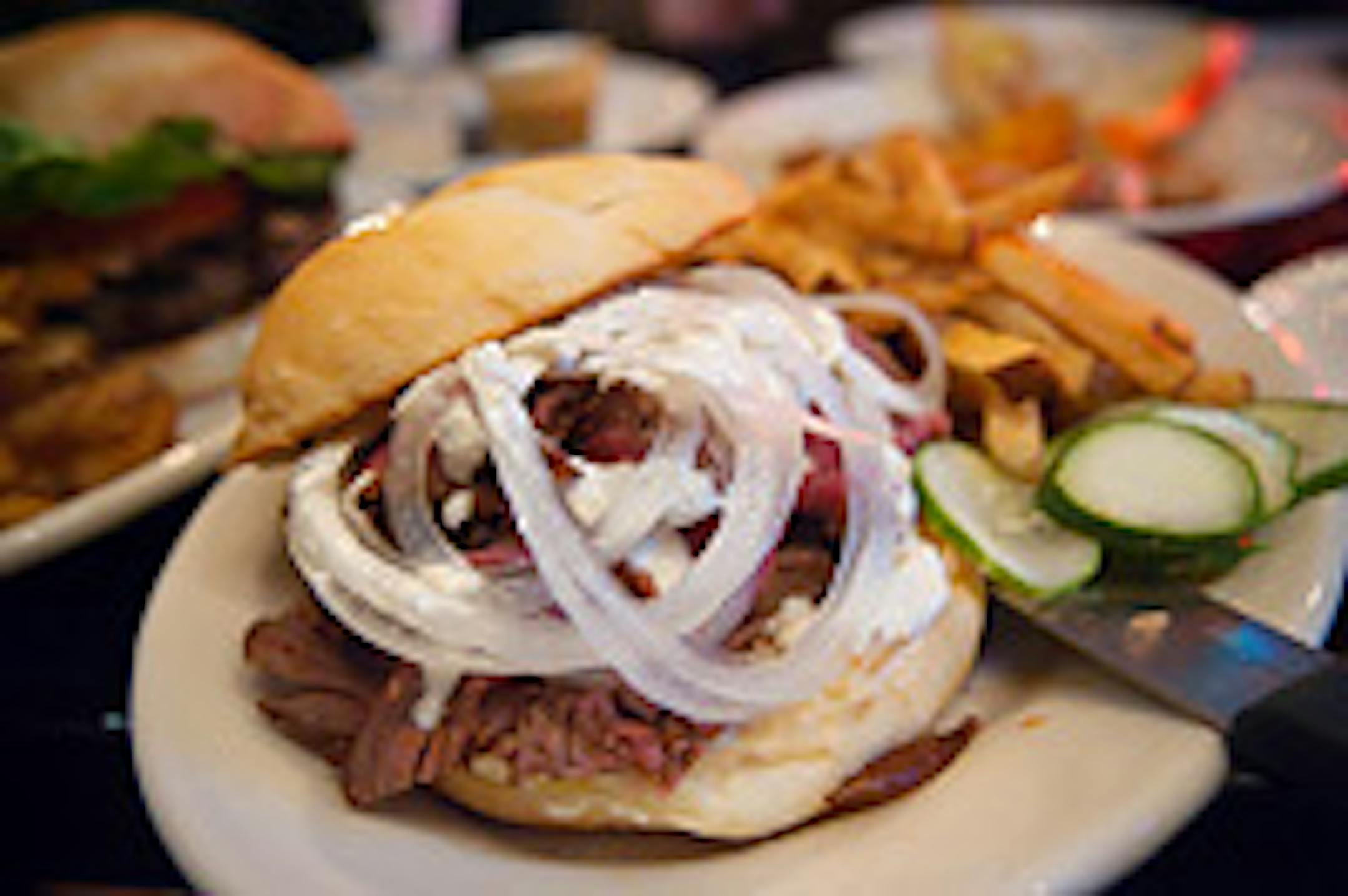 The over-hyped Pit Beef at Lyndale Tap House.