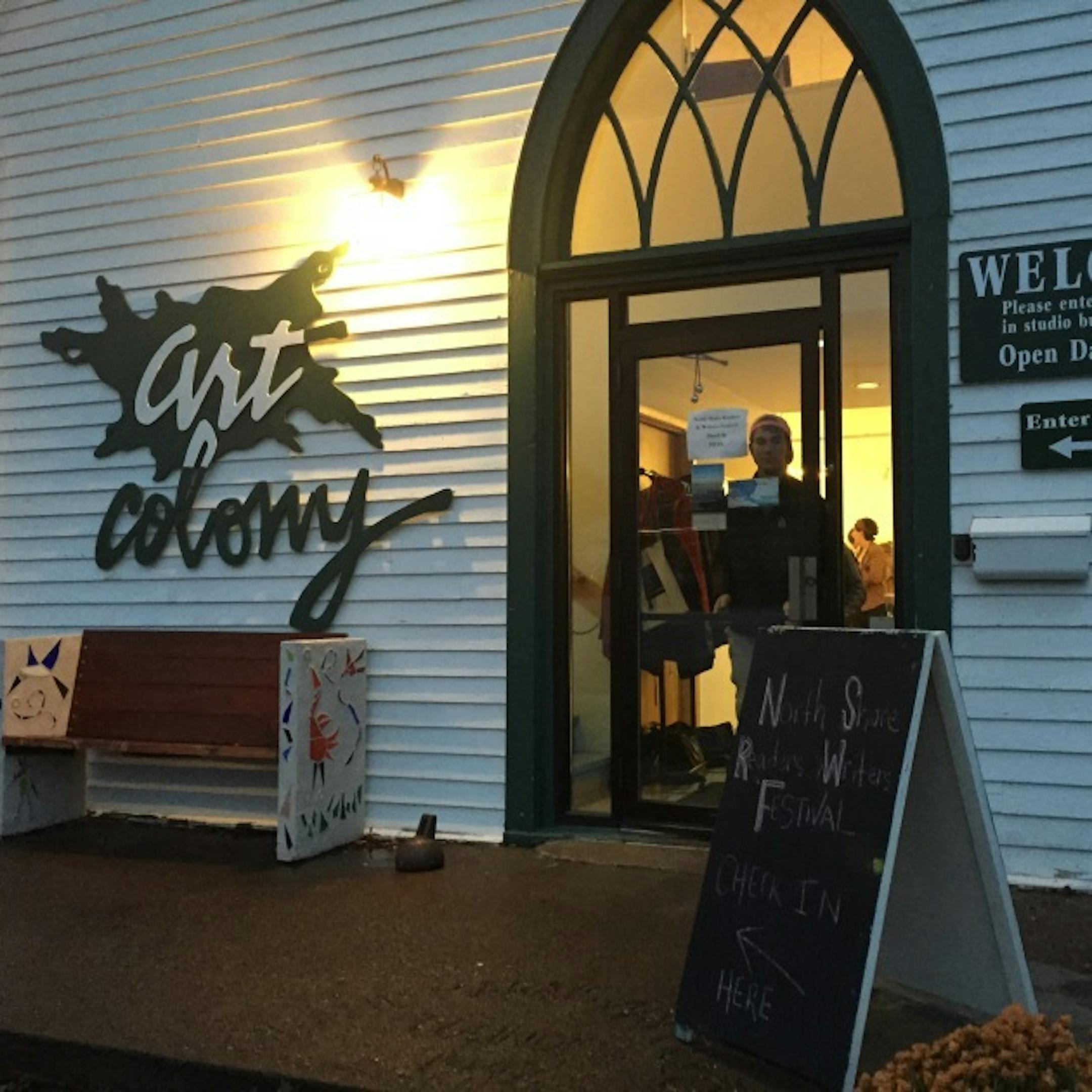 The Grand Marais Art Colony was the hub for the festival.