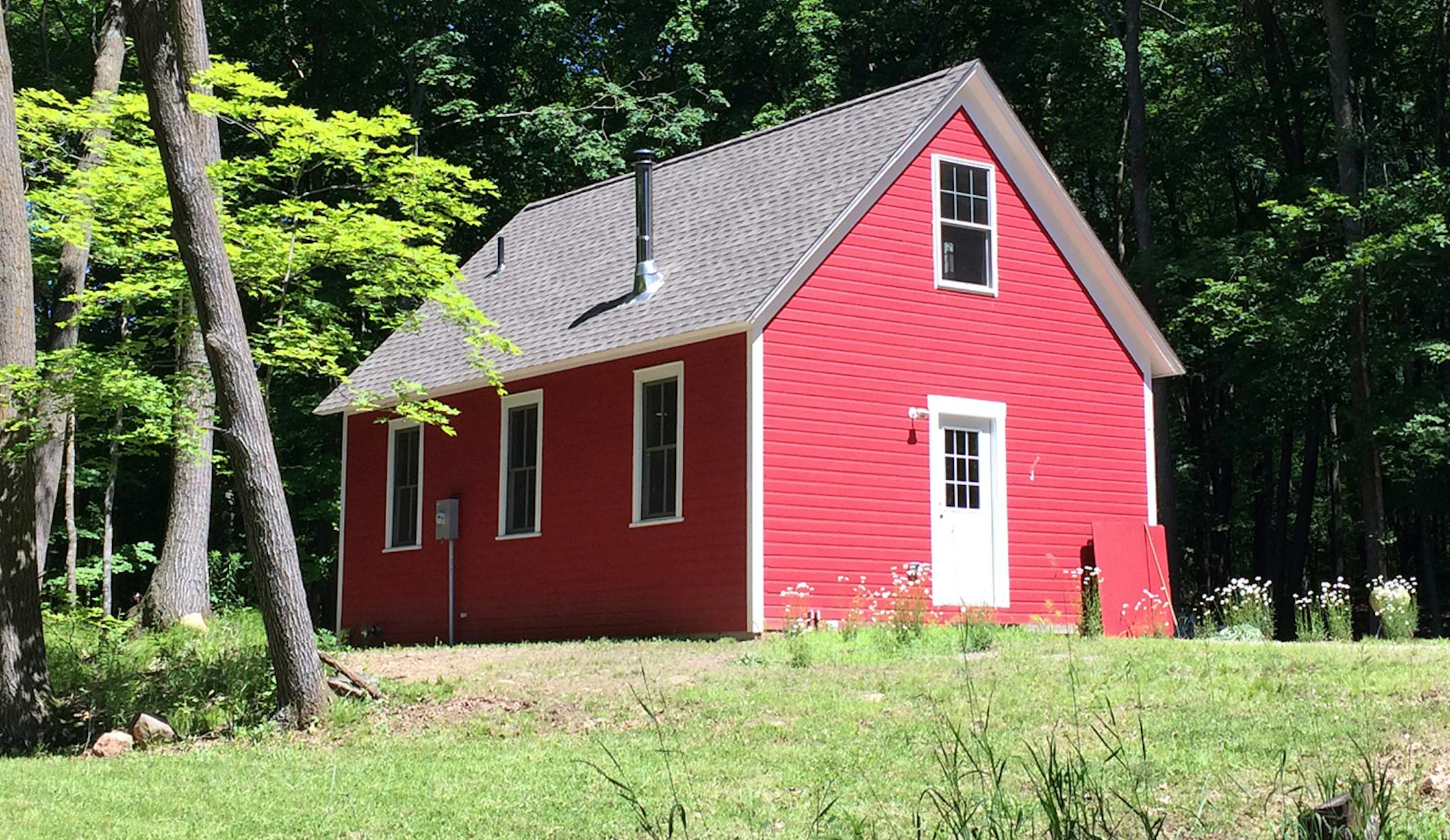 Steege family cabin at Gramps Woods.