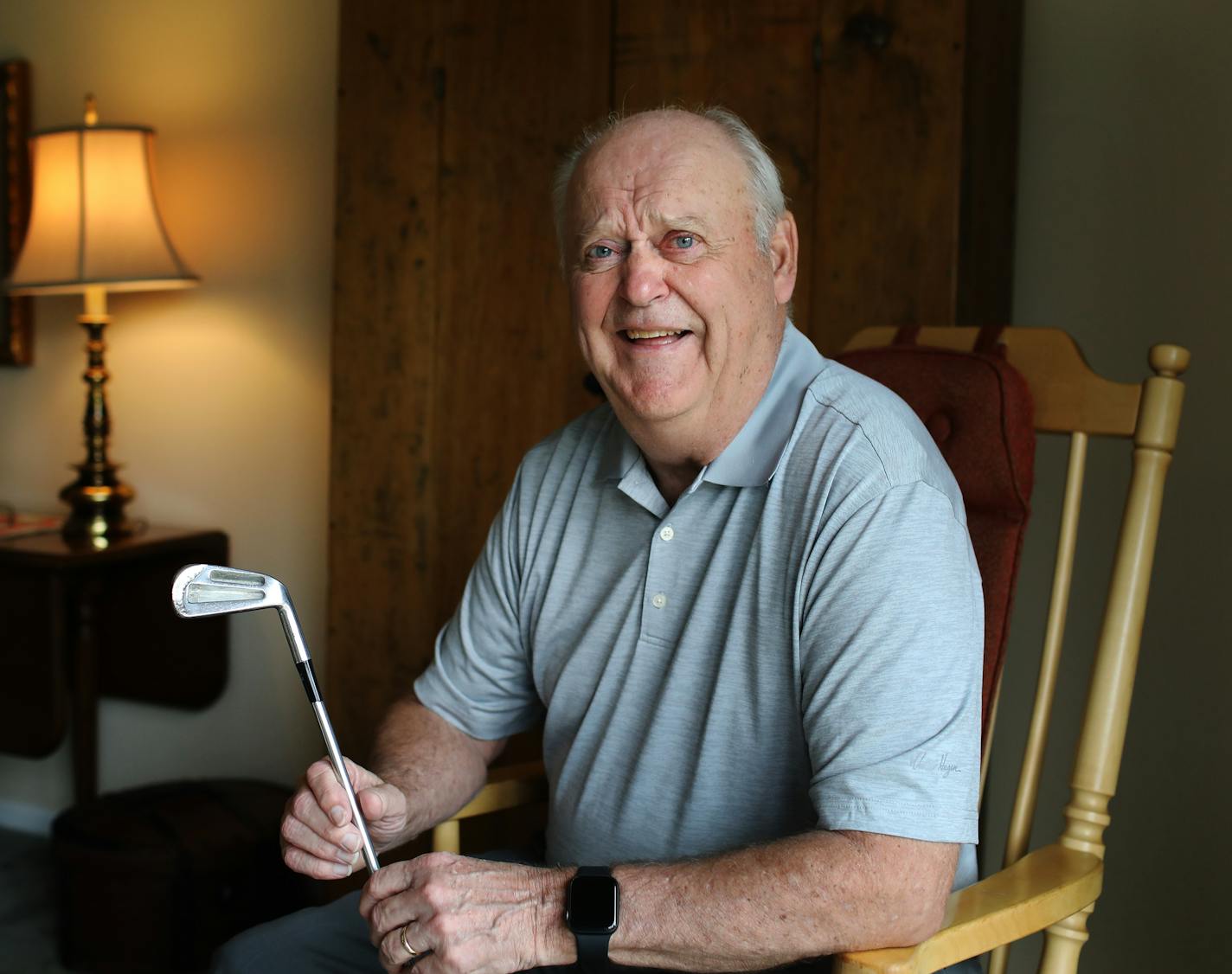 Joel Goldstrand, 79, noted golf course architect and former golf pro and PGA player, designed about 100 golf courses in the upper Midwest and was the first golfer to use Ping golf clubs on the PGA tour and was seen Thursday, June 20, 2019, at the family's home in Plymouth, MN.]