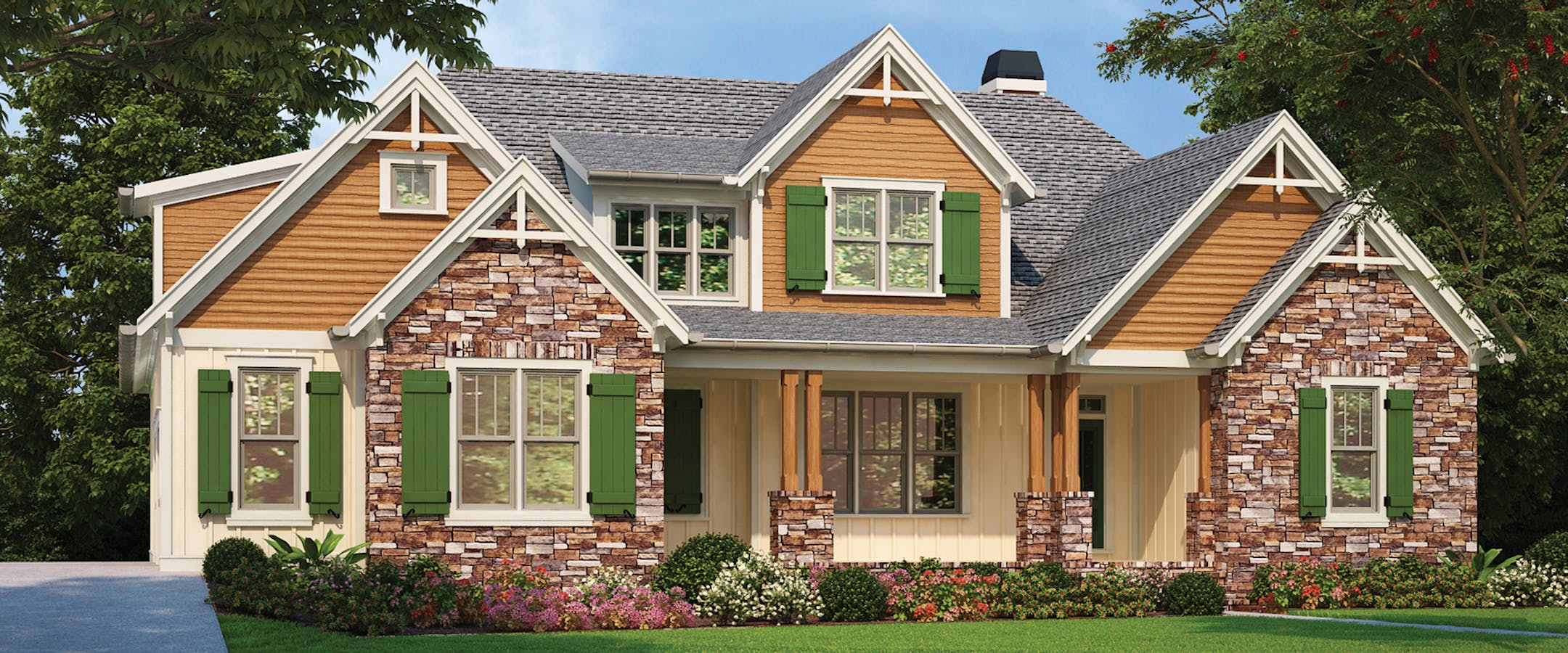 This updated Craftsman is flexible and functional.