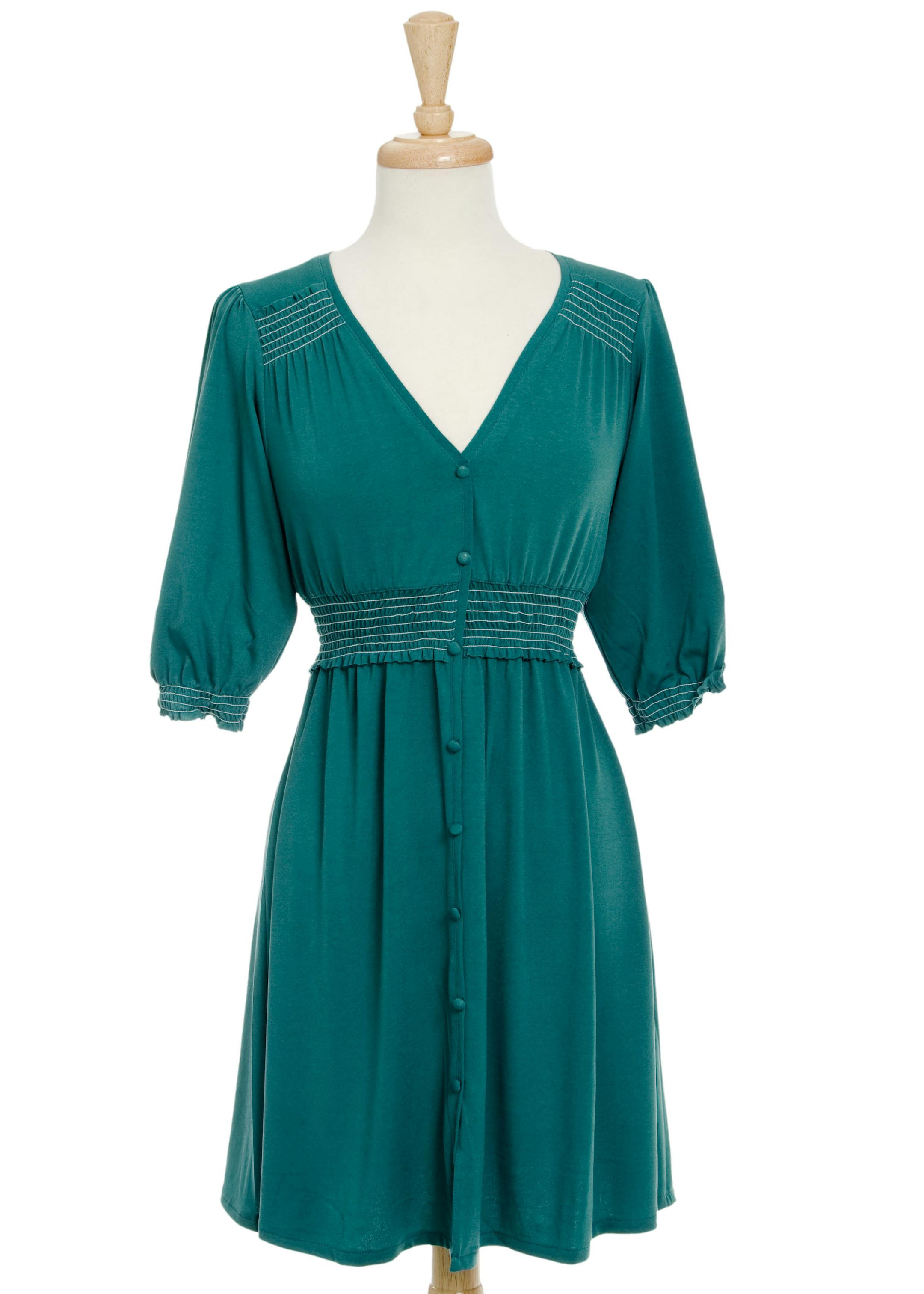 A vintage-inspired dress ($44.99), available from www.mod cloth.com.