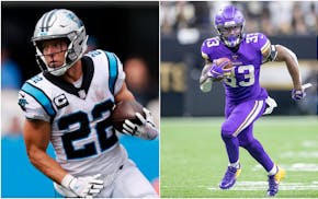 Christian McCaffrey and Dalvin Cook are both fighting to return from injuries in time for Sunday’s Vikings-Panthers matchup.