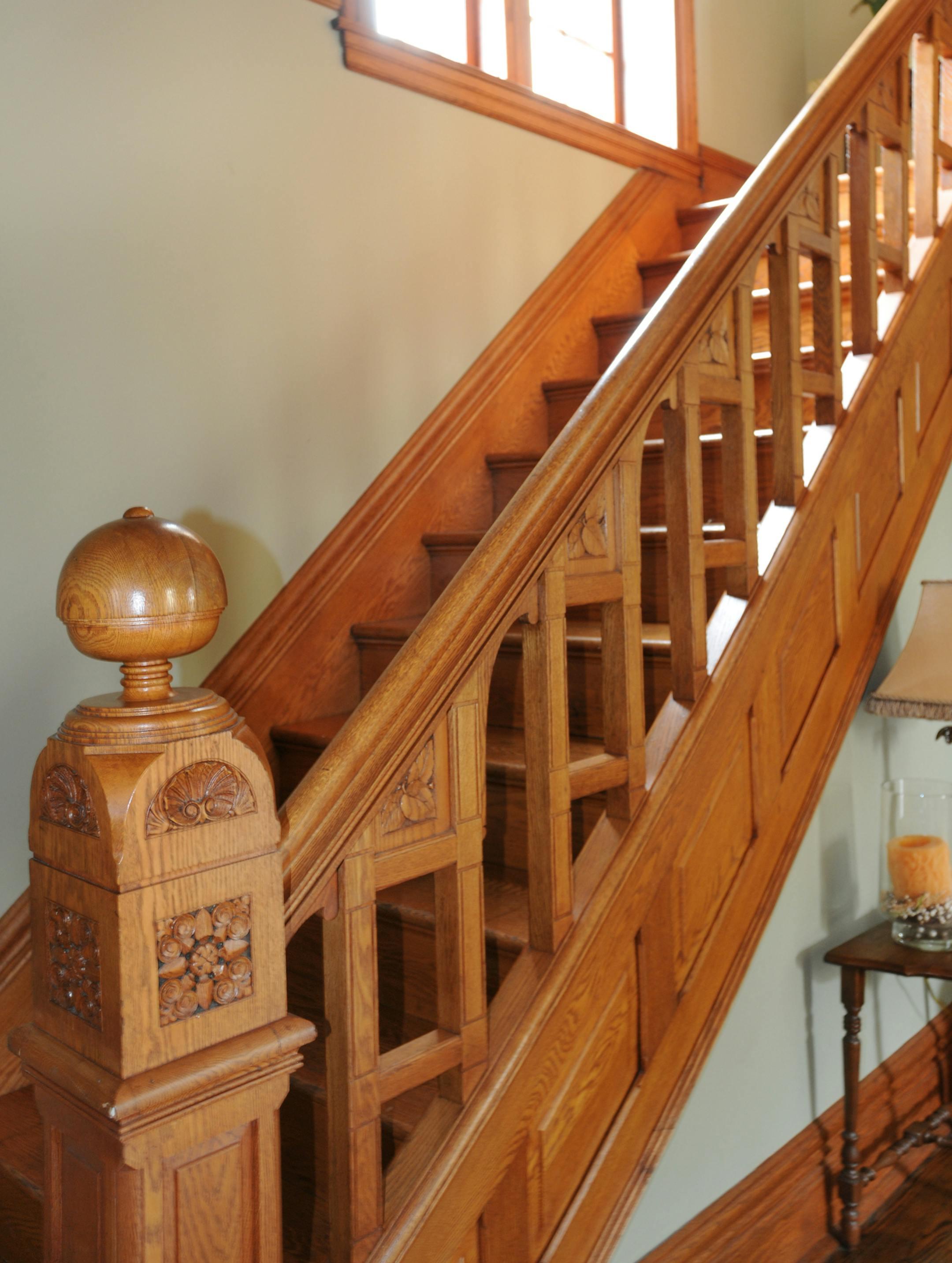 Staircase, Victorian home, St. Anthony Park
