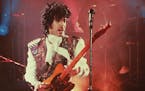 Prince performs in his debut movie "Purple Rain," the 1984 rock opera about a young man's search for artistic accomplishment and love.