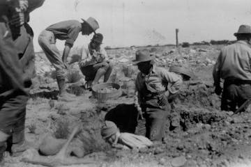 A University of Minnesota archaeological team discovered ancient items during a 1928 dig.