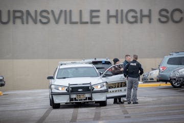 Police responded after a report of a weapon at Burnsville High School on Tuesday.