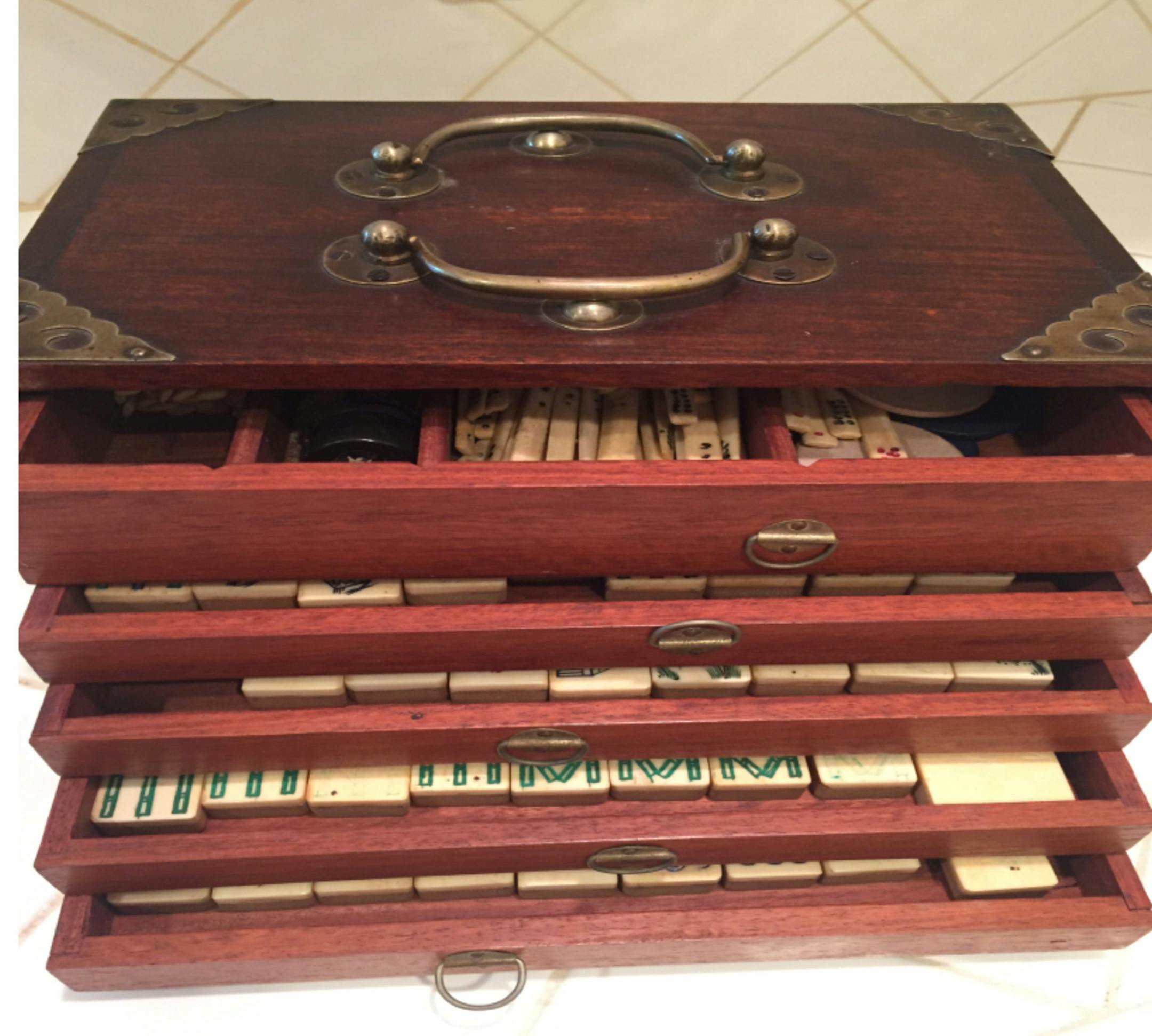 Mahjong has its roots in Asia but it was widely played in the United States.