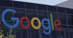 FILE - This Tuesday, July 19, 2016, file photo shows the Google logo at the company's headquarters in Mountain View, Calif. Google said Monday, Oct. 2