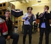 Seattle detective Carma Clark, left, helps with the design of TomboyX&#x2019;s boxer briefs for women. Naomi Gonzalez, center, and Fran Dunaway co-fou