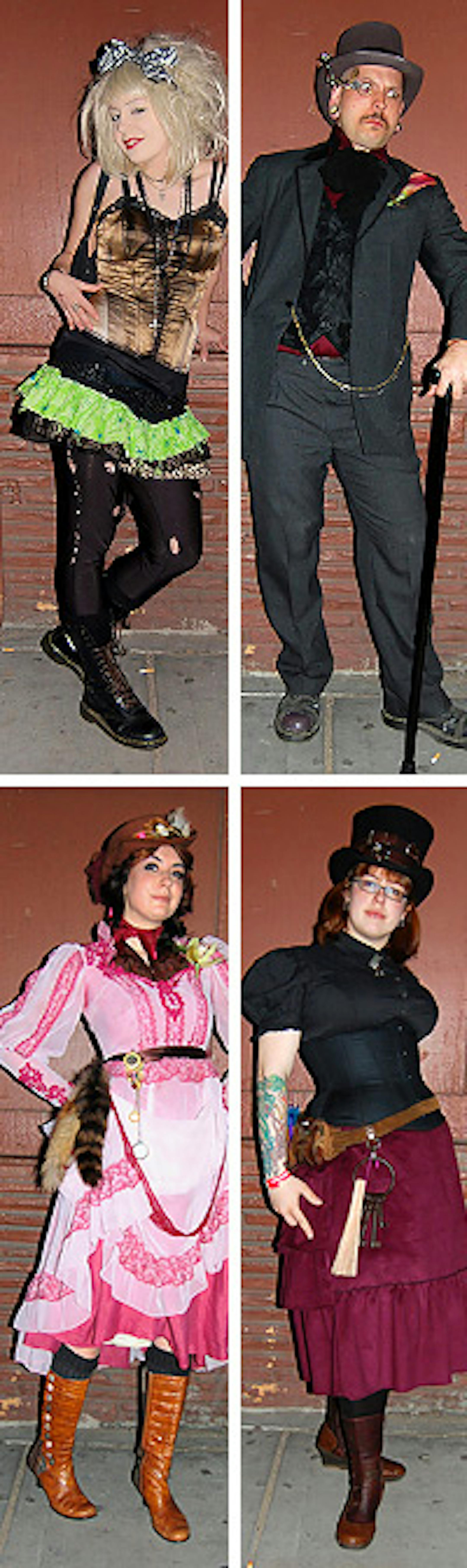 Clockwise from top - Angela Oja, Bradley Steven Hunt, Heather Luca, Katrin Snider
