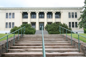 The stately Cook County Court House in Grand Marais is on the National Register of Historic Places, but it needs some work to make it more secure.