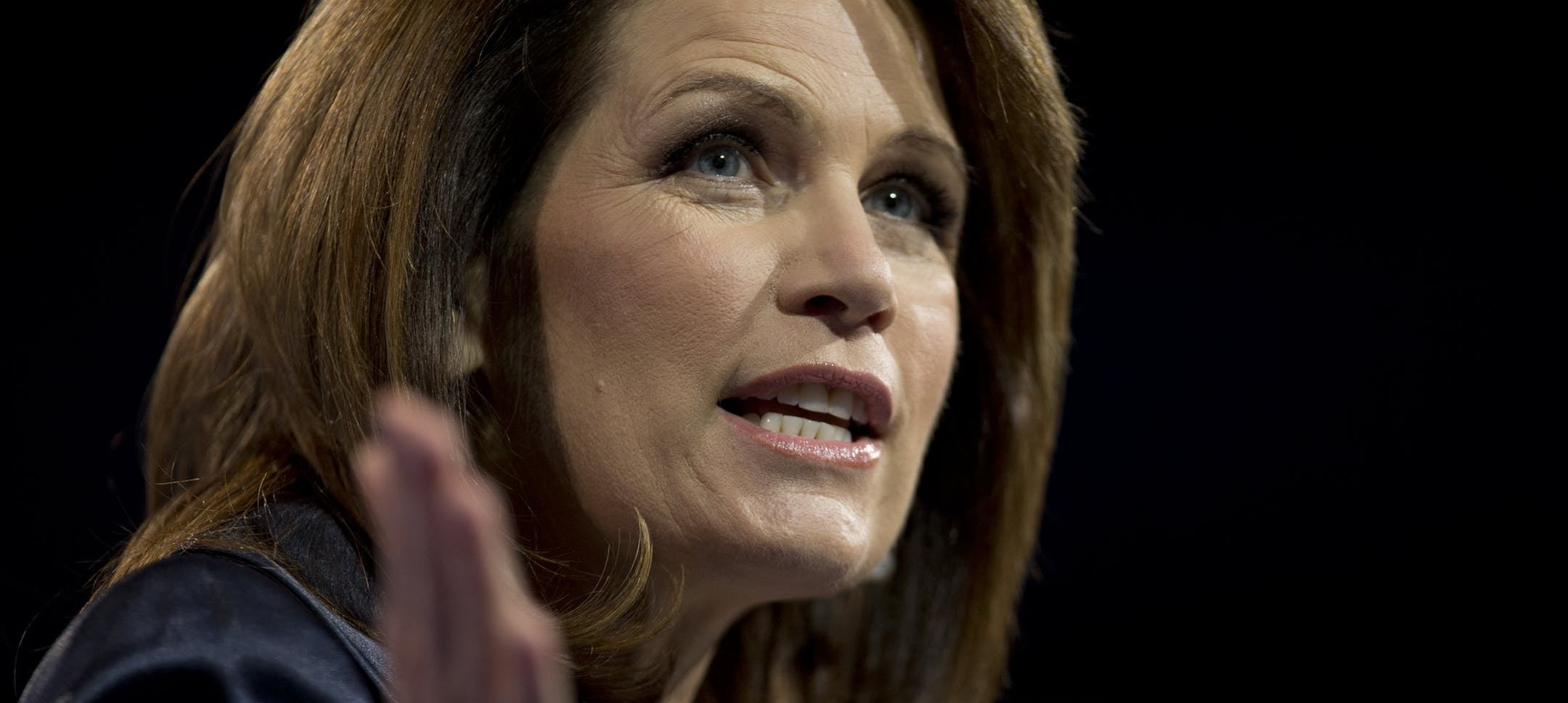 Rep. Michelle Bachmann, R- Minn., speaks at the 40th annual Conservative Political Action Conference in National Harbor, Md., Saturday, March 16, 2013. It may seem early, but the diehard activists who attended the three-day conference are already picking favorites in what could be a crowded Republican presidential primary in 2016.(AP Photo/Carolyn Kaster) ORG XMIT: MIN2013031621483751