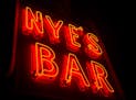 Nye's Bar's neon sign. ] (AARON LAVINSKY/STAR TRIBUNE) aaron.lavinsky@startribune.com The polkas are a little slower and the well drinks a little stif