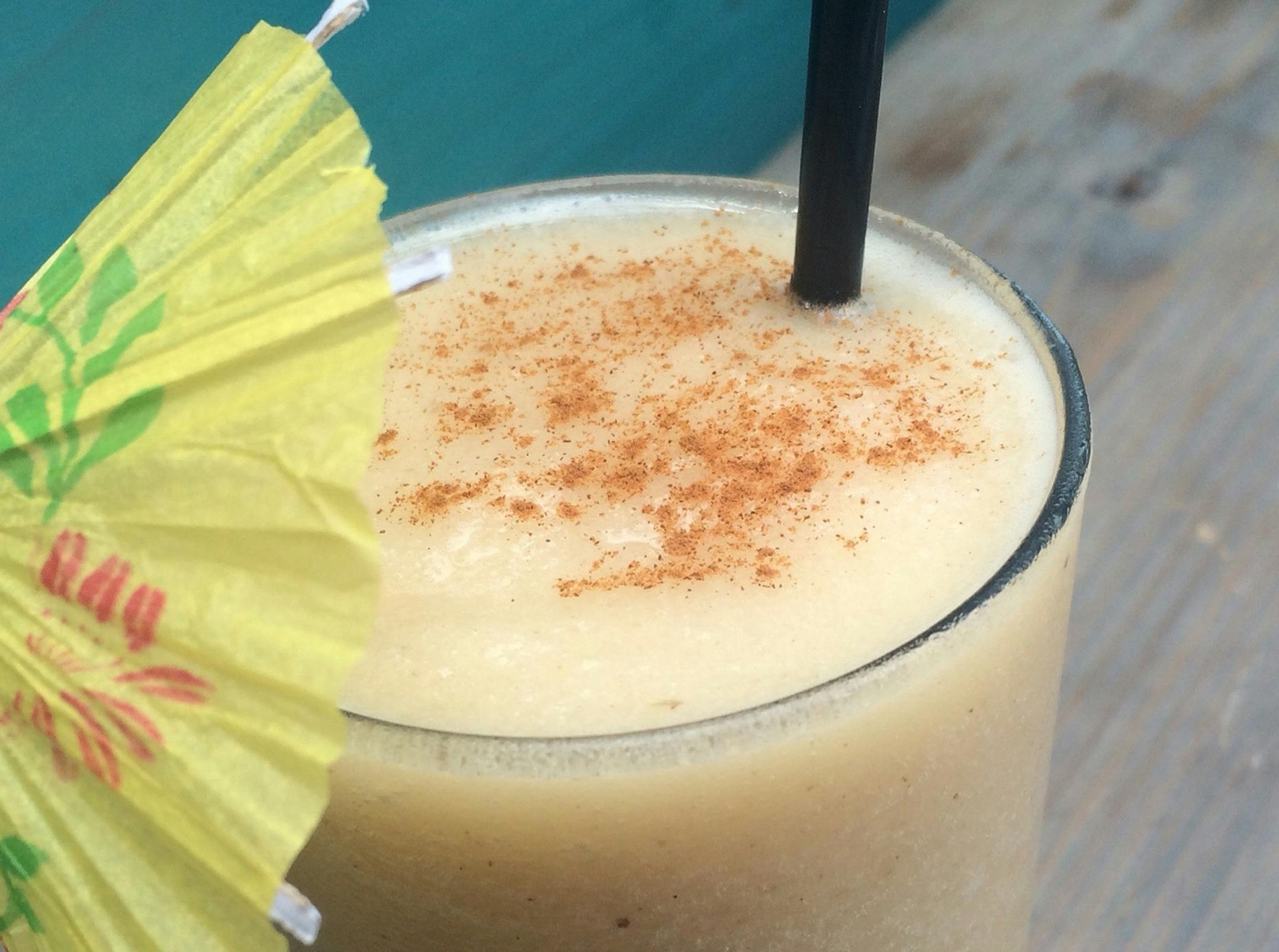 Hola Arepa’s Frozen Horchata.