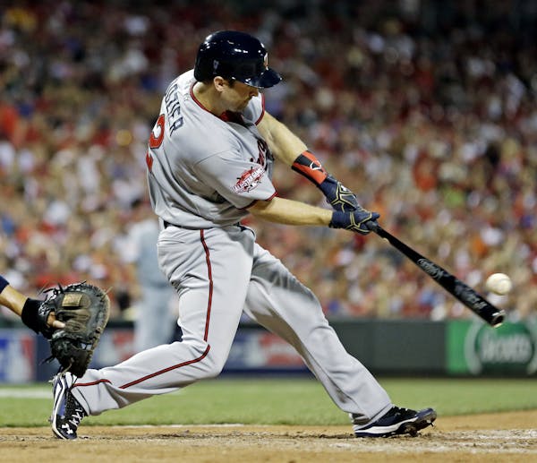 The Twins' Brian Dozier connected for a home run in the All-Star Game on July 14.