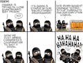 Sack cartoon: Guantanamo