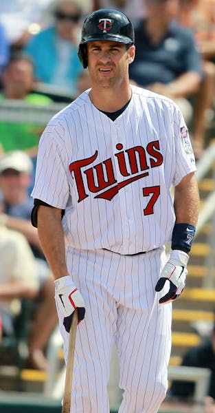 Minnesota Twins Joe Mauer took to the batter's box Thursday, March 3, 2012 at Hammond Stadium in Ft. Myers, FL. The Twins defeated the Tampa Bay Rays 
