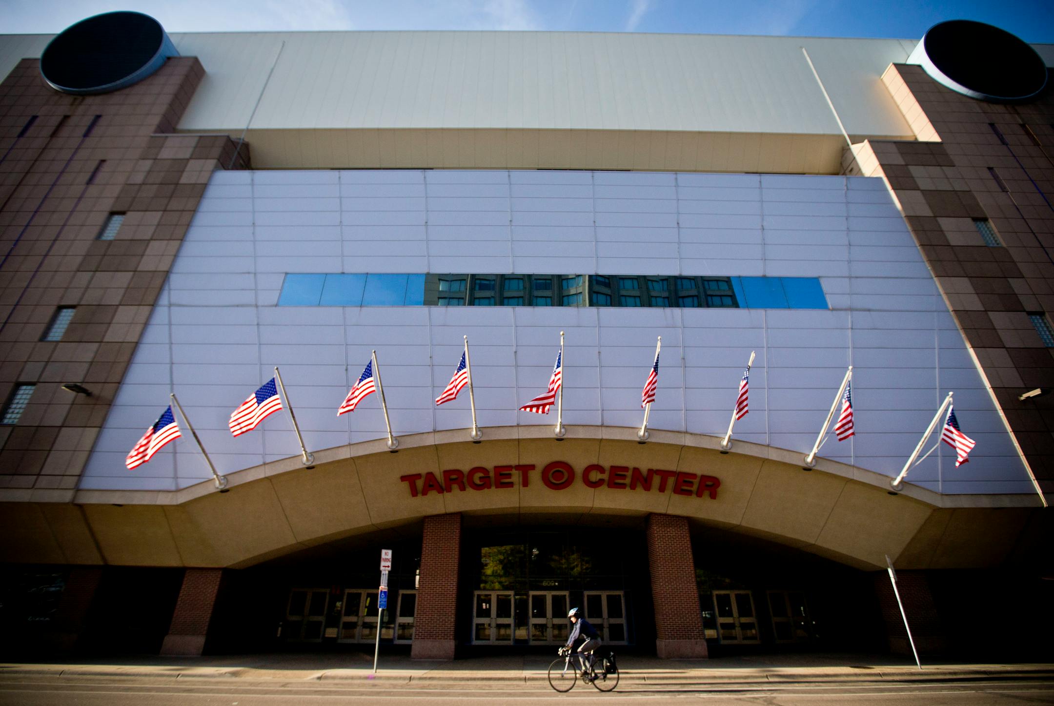 Target Center. photographed in Ocotber 2013 in downtown Minneapolis