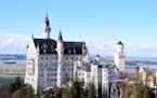 Neuschwanstein Castle is the fantastical Bavarian palace that inspired Disneyland’s Sleeping Beauty Castle.