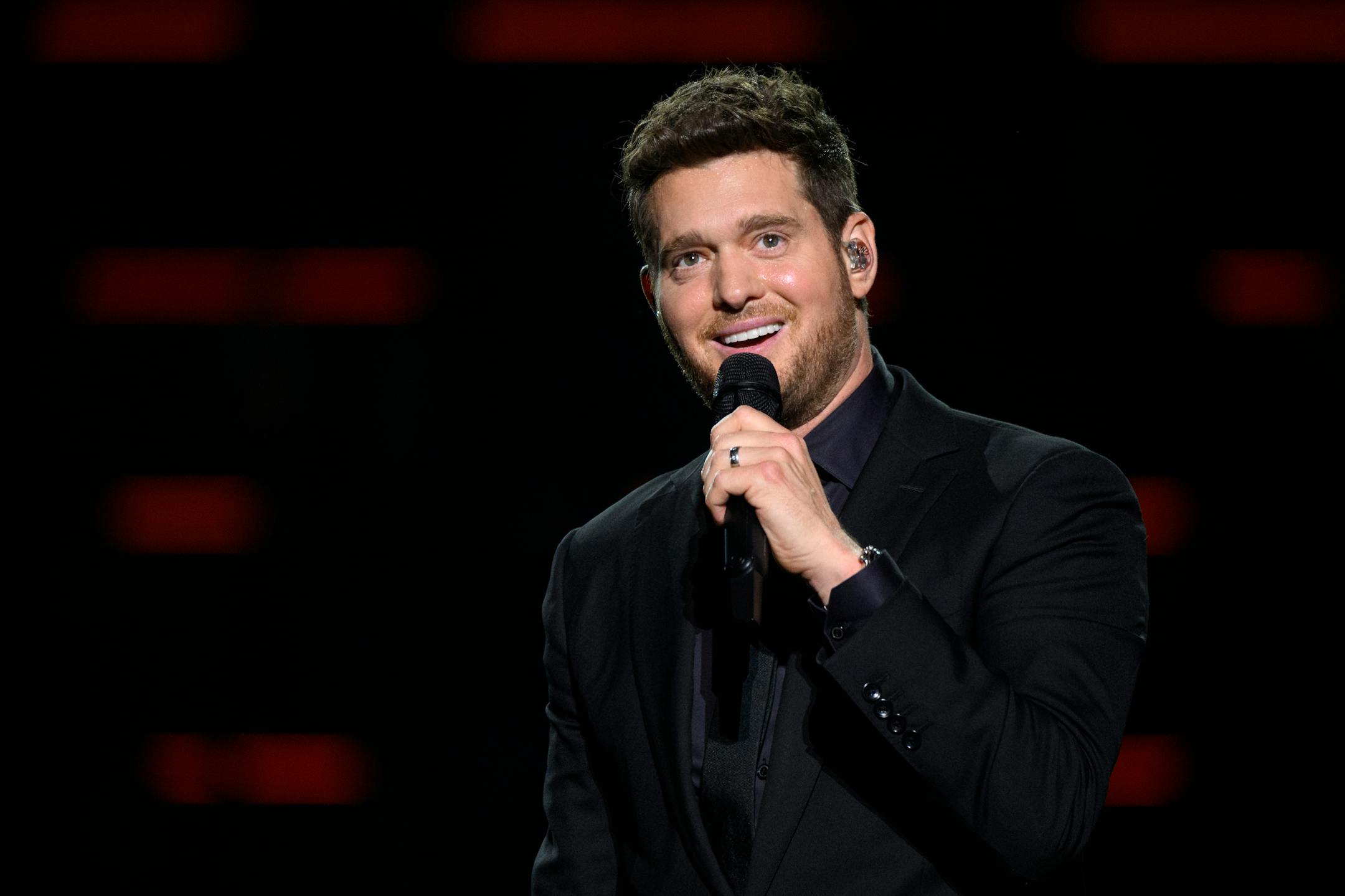 Michael Buble performs Wednesday, Sept. 7, 2022 at Xcel Energy Center in St. Paul, Minn.