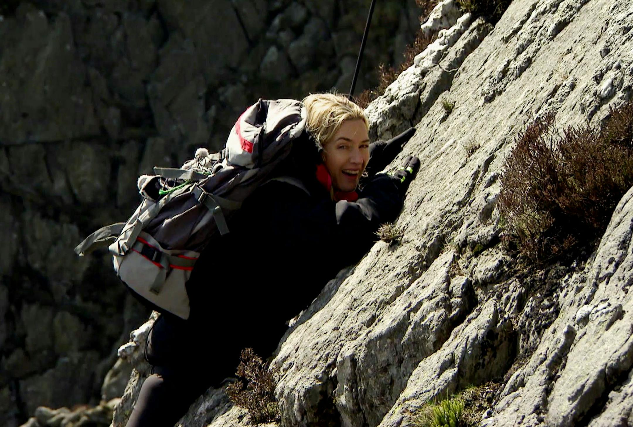 Kate Winslet on "Running Wild With Bear Grylls"